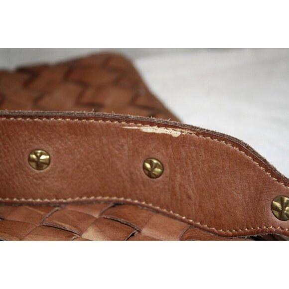 Civico 93 Leather Brown Purse Womens Made in Italy - Picture 8 of 10